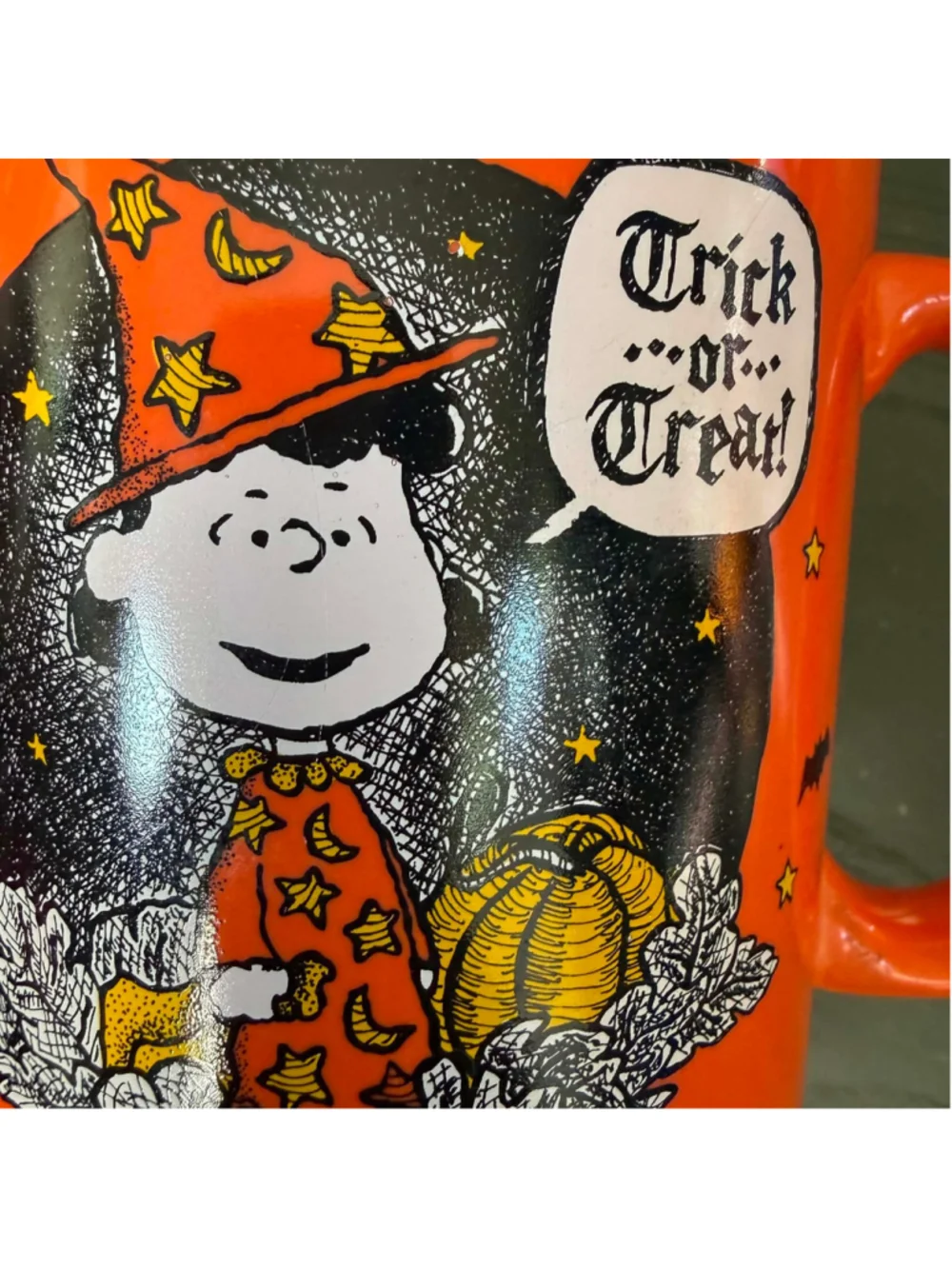Peanuts Halloween Trick or Treat Orange Mug One Size